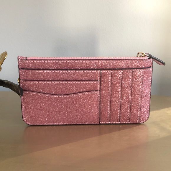 KATE♠️SPADE LOLA PINK GLITTER SATCHEL & WALLET - Picture 11 of 13